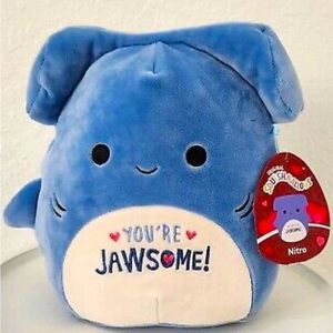 7.5 Hammerhead Nitro Blue Shark Squishmallow